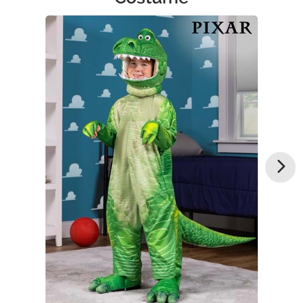 Disney Rex Toy Story Kids Halloween Costume Set size xs - Picture 4 of 4